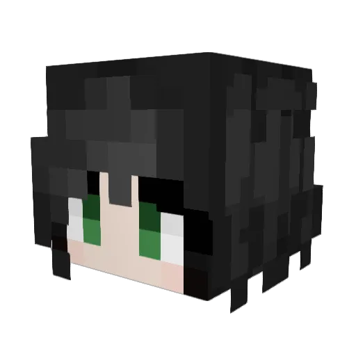 BigBigMint Minecraft avatar head, 3D render