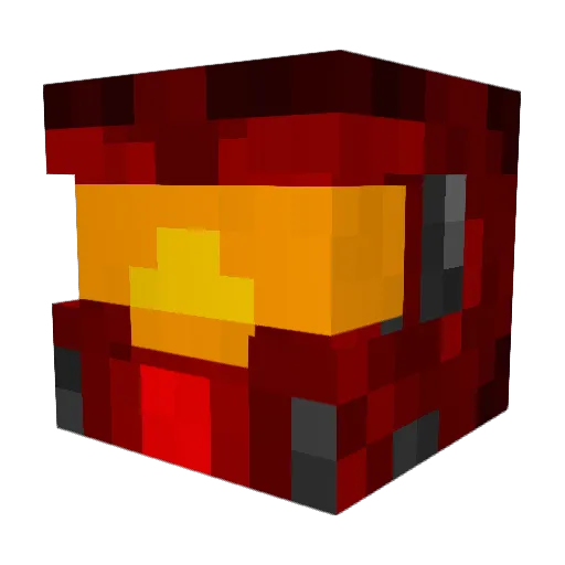 BigBlackMitch Minecraft avatar head, 3D render