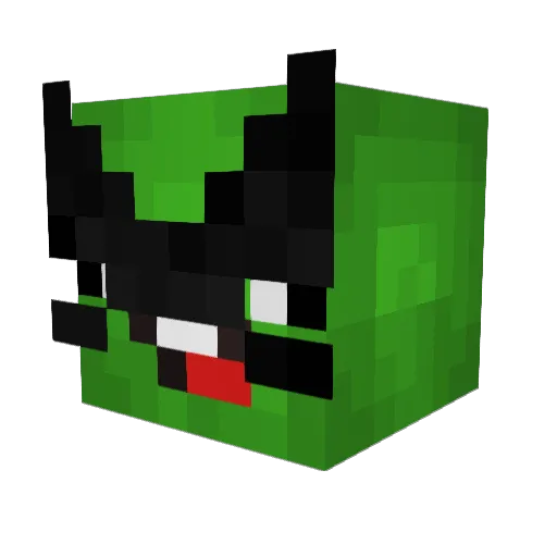 BigBlockMan32 Minecraft avatar head, 3D render
