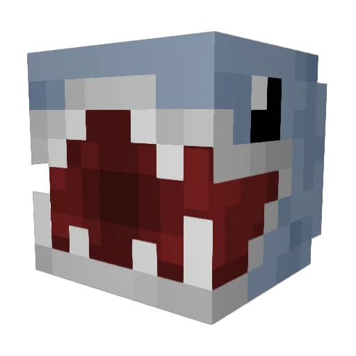 BigBobHours Minecraft avatar head, 3D render