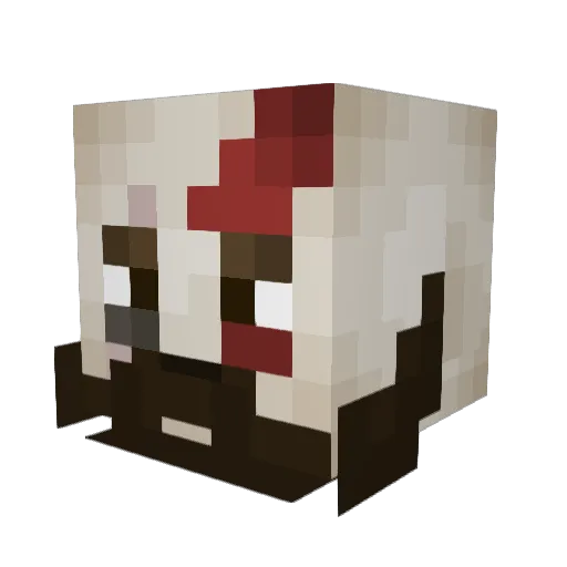 BigBoi234 Minecraft avatar head, 3D render