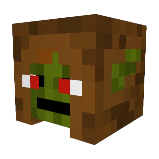 BigBoiBob Minecraft avatar head, 3D render