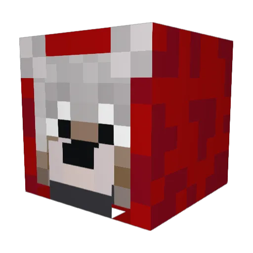 BigBoiJohnny Minecraft avatar head, 3D render