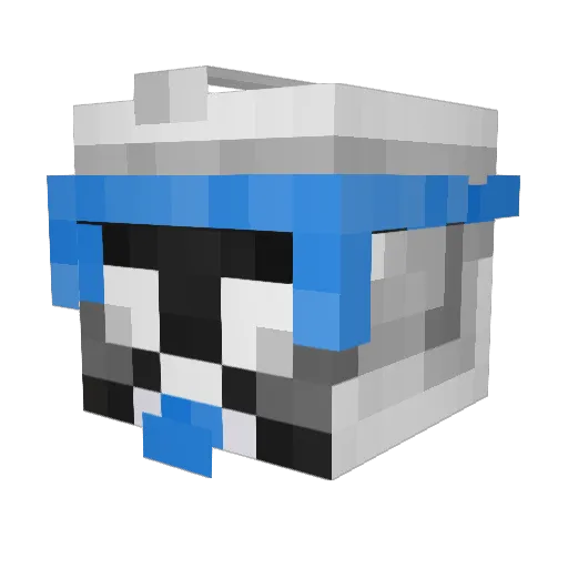 BigBoiKenobi Minecraft avatar head, 3D render