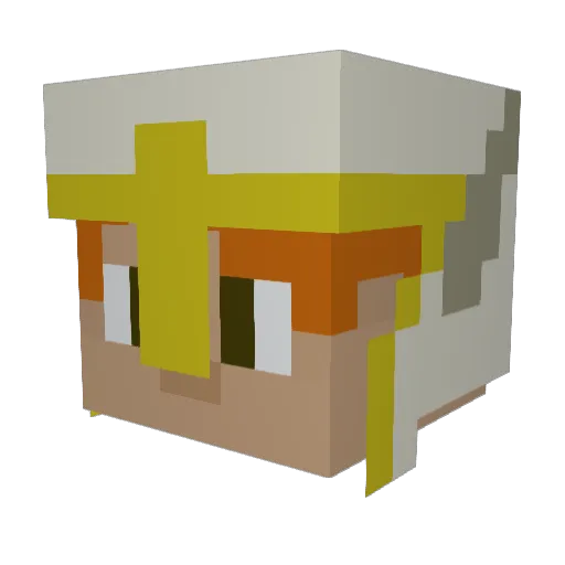 BigBoiPetey Minecraft avatar head, 3D render