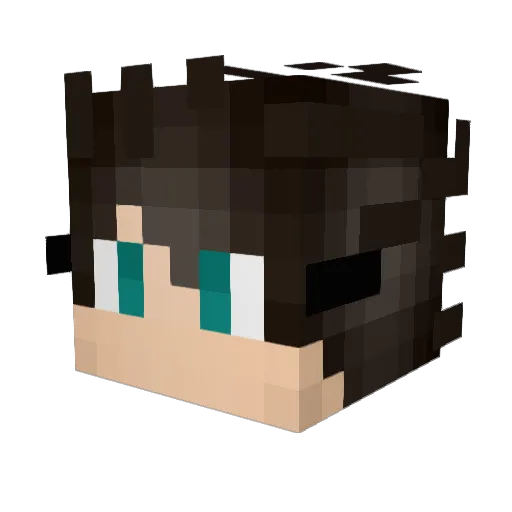 BigBoomGamer47 Minecraft avatar head, 3D render