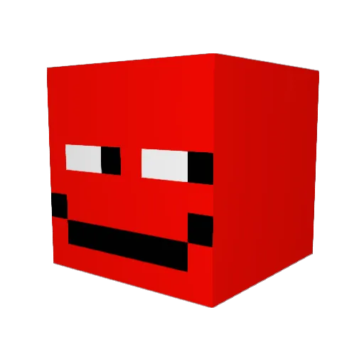 BigBootyBryza Minecraft avatar head, 3D render
