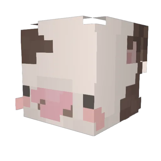 BigBootyStepSis Minecraft avatar head, 3D render
