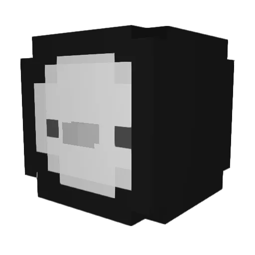 BigBoscoe Minecraft avatar head, 3D render