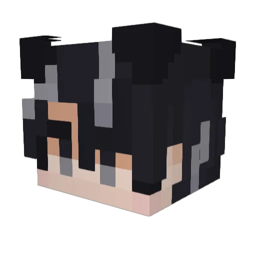 BigBossDemon Minecraft avatar head, 3D render