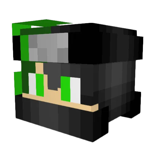 BigBoy74 Minecraft avatar head, 3D render