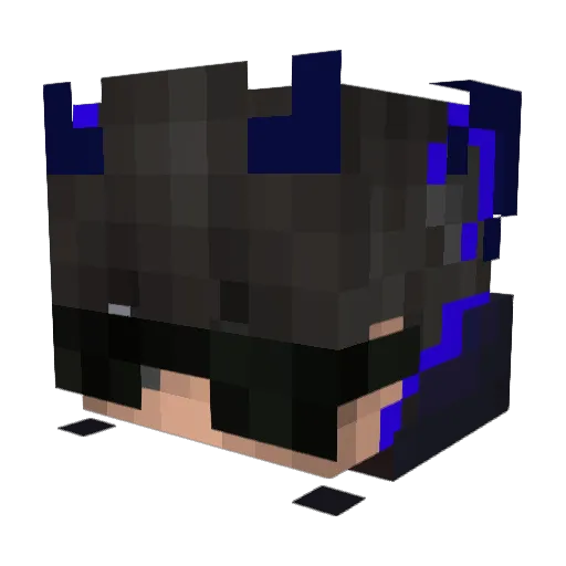 BigBoyBob69420V2 Minecraft avatar head, 3D render