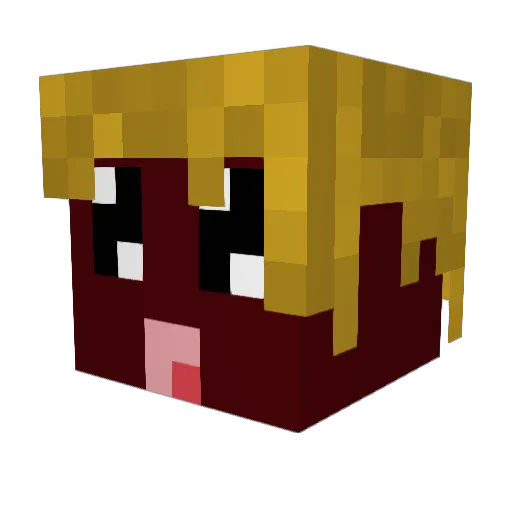BigBoyBokchoi Minecraft avatar head, 3D render
