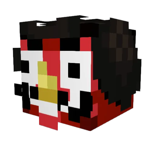 BigBoyKieran Minecraft avatar head, 3D render