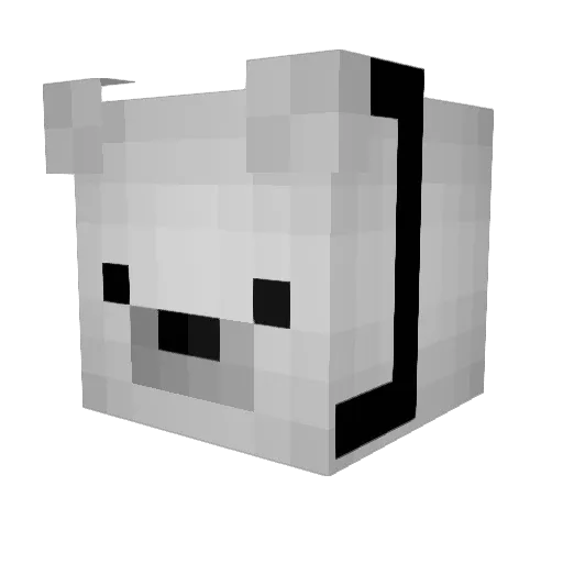 BigBoyOily Minecraft avatar head, 3D render
