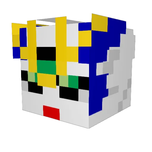 BigBoyToes Minecraft avatar head, 3D render