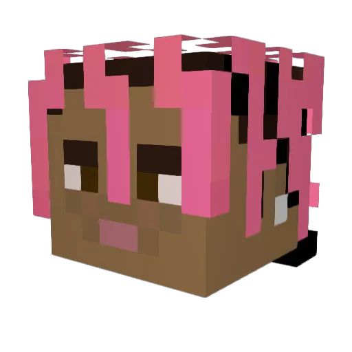 BigBozoBen Minecraft avatar head, 3D render
