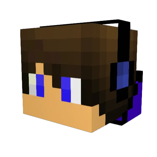BigBroO36 Minecraft avatar head, 3D render