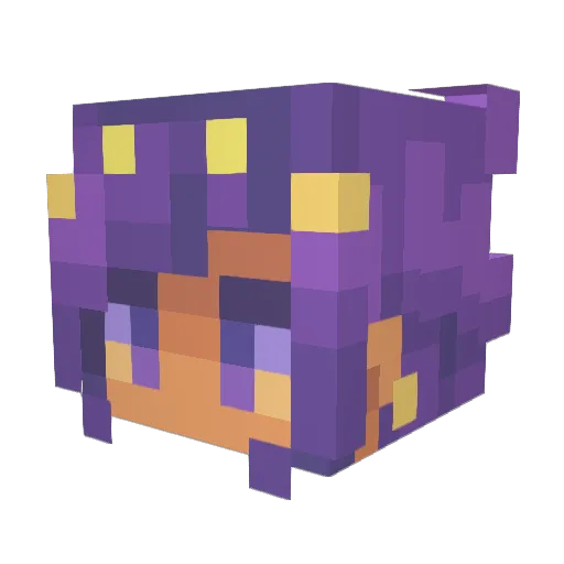 BigBrooms Minecraft avatar head, 3D render