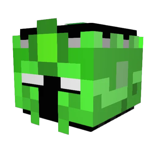 BigBruce09 Minecraft avatar head, 3D render