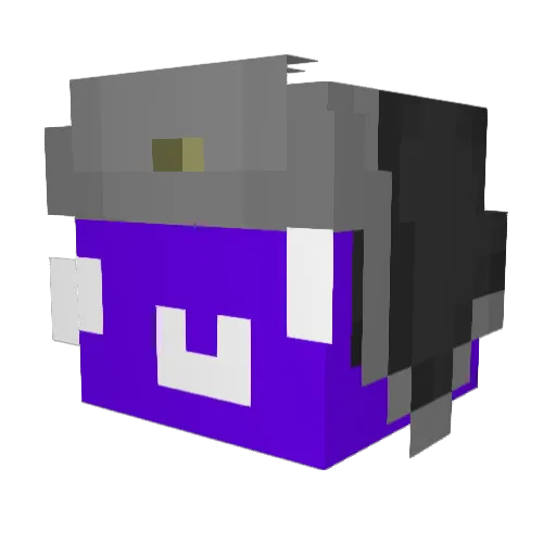 BigBubbaRulez Minecraft avatar head, 3D render