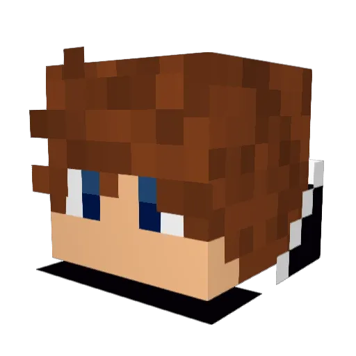 BigBuddy12897 Minecraft avatar head, 3D render