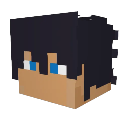 BigBullMichi Minecraft avatar head, 3D render
