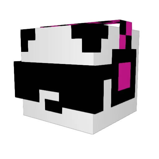BigBullWorm Minecraft avatar head, 3D render
