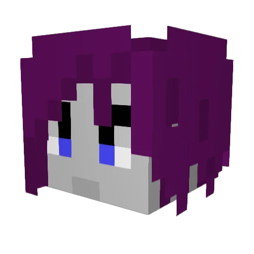 BigCarpMan Minecraft avatar head, 3D render