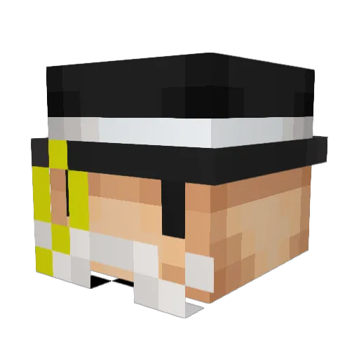 BigCheeeeeeeeese Minecraft avatar head, 3D render