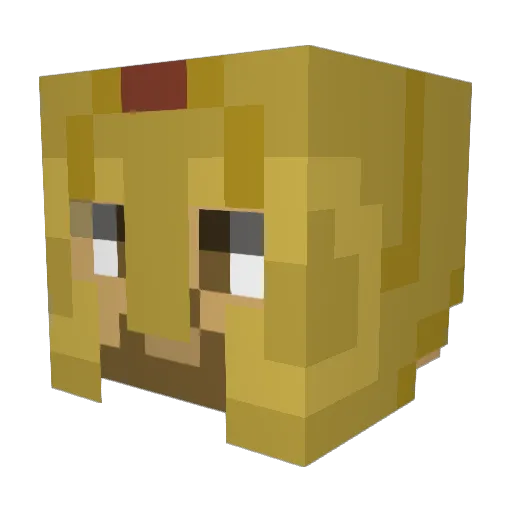 BigCheese76 Minecraft avatar head, 3D render