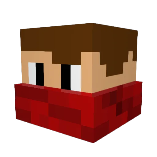 BigChief1776 Minecraft avatar head, 3D render
