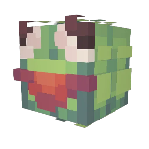 BigChiefGinger Minecraft avatar head, 3D render