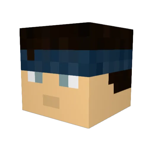 BigChiefTodd Minecraft avatar head, 3D render