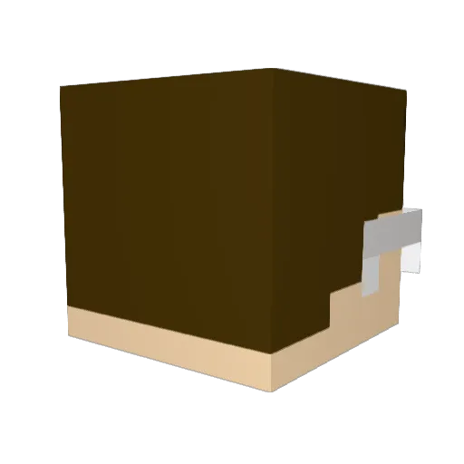 BigCountry2008 Minecraft avatar head, 3D render