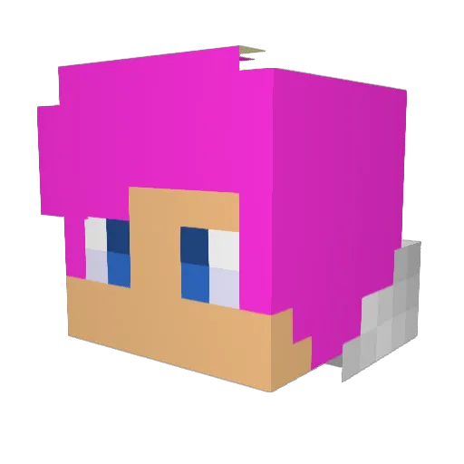 BigDAWGDavid Minecraft avatar head, 3D render