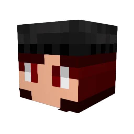 BigDJonny12 Minecraft avatar head, 3D render