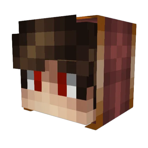 BigDSenpai Minecraft avatar head, 3D render