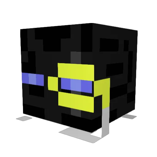 BigDT7 Minecraft avatar head, 3D render