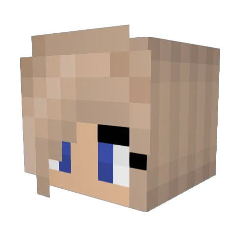 BigDaddyChavez Minecraft avatar head, 3D render