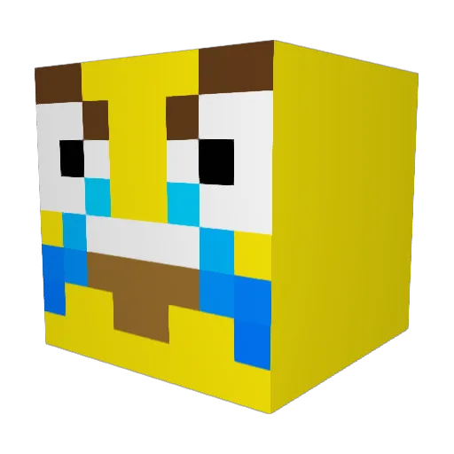 BigDaddyDylan Minecraft avatar head, 3D render