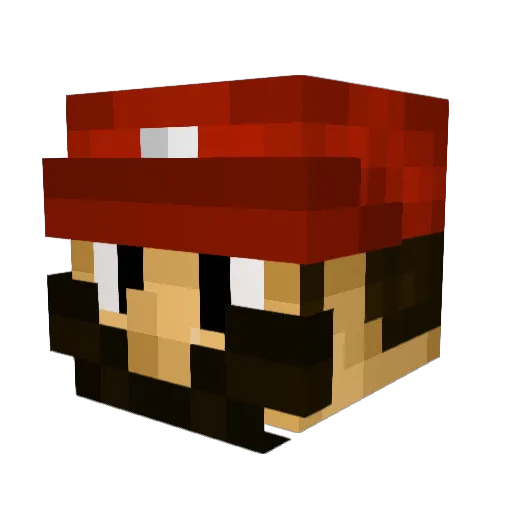 BigDaddyG9543 Minecraft avatar head, 3D render