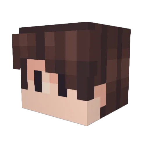 BigDaddyMaster Minecraft avatar head, 3D render