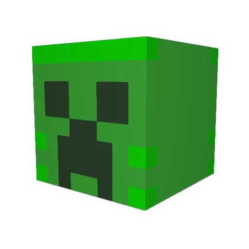 BigDaddyPatty6 Minecraft avatar head, 3D render