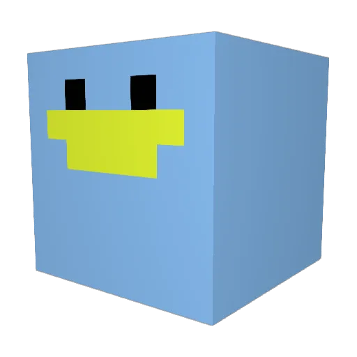 BigDaddyQueso69 Minecraft avatar head, 3D render