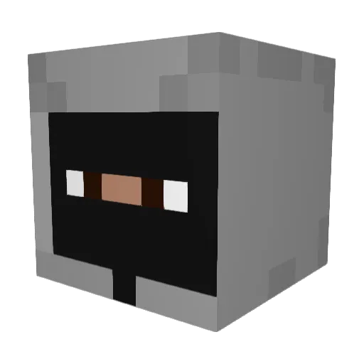 BigDaddyVega Minecraft avatar head, 3D render