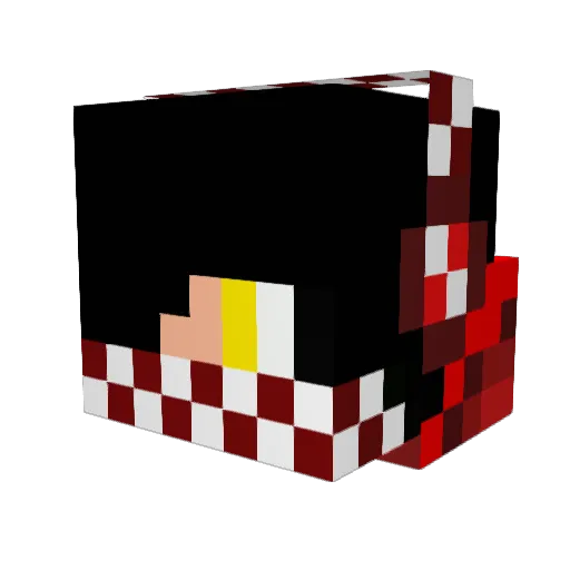 BigDarwis Minecraft avatar head, 3D render