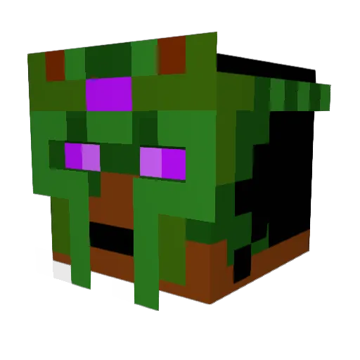 BigDesu97 Minecraft avatar head, 3D render