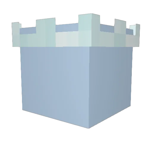 BigDicBrazilian Minecraft avatar head, 3D render
