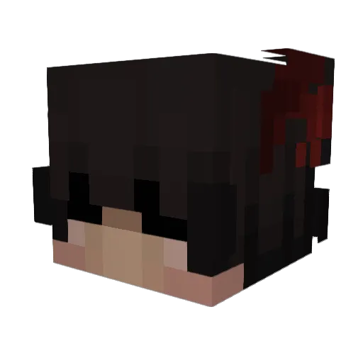 BigDock Minecraft avatar head, 3D render